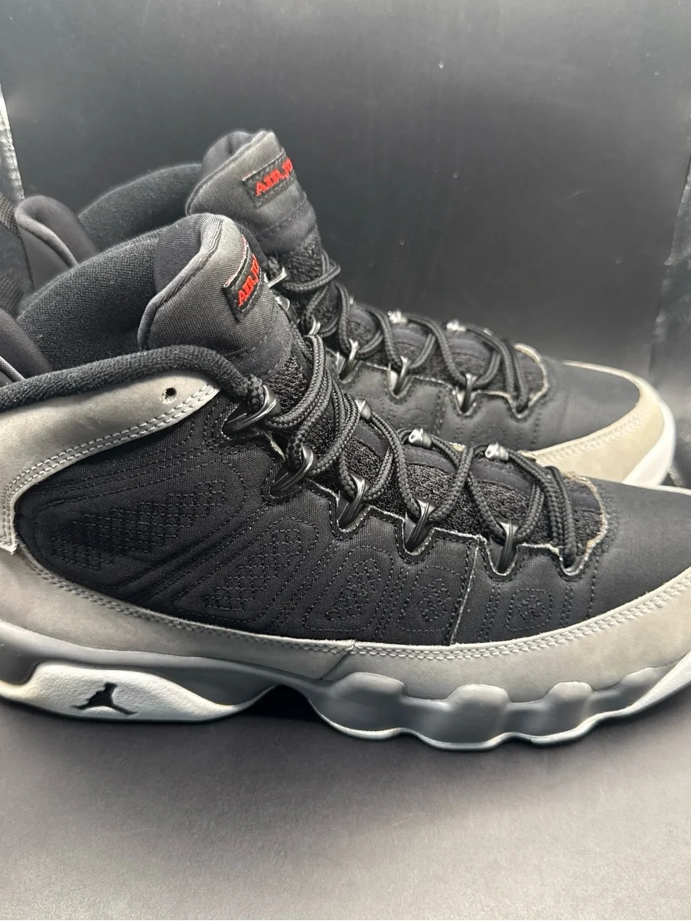 Size 7 (GS) - Jordan 9 Retro Mid Particle Grey, 302359-060, Clean, No Box